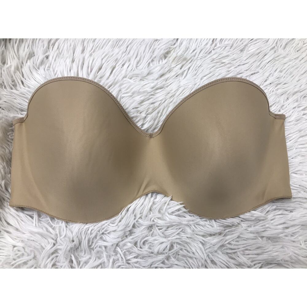 PLUS Maidenform Self Expressions Strapless Convertible Bra 40D Nude Style 08928